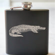 Load image into Gallery viewer, Alligator Engraved Stainless Steel Flask - 6 oz.