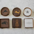 Load image into Gallery viewer, Aruba Coaster Set (Slate or Leatherette)