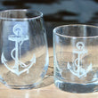 Load image into Gallery viewer, Anchor Engraved Glasses