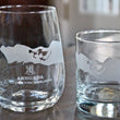Load image into Gallery viewer, Anegada Island BVI Map Engraved Glasses