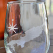 Load image into Gallery viewer, Anguilla Map Engraved Glasses
