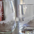 Load image into Gallery viewer, Anguilla Map Engraved Glasses