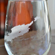 Load image into Gallery viewer, Anguilla Map Engraved Glasses