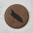 Load image into Gallery viewer, Aruba Coaster Set (Slate or Leatherette)