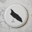 Load image into Gallery viewer, Aruba Coaster Set (Slate or Leatherette)