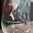 Load image into Gallery viewer, Bahamas Map Engraved Glasses