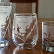 Load image into Gallery viewer, Beaufort & Core Sound Engraved Map Glasses