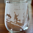 Load image into Gallery viewer, Beaufort & Core Sound Engraved Map Glasses