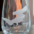 Load image into Gallery viewer, Bequia Map Engraved Glasses