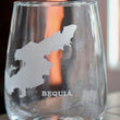 Load image into Gallery viewer, Bequia Map Engraved Glasses