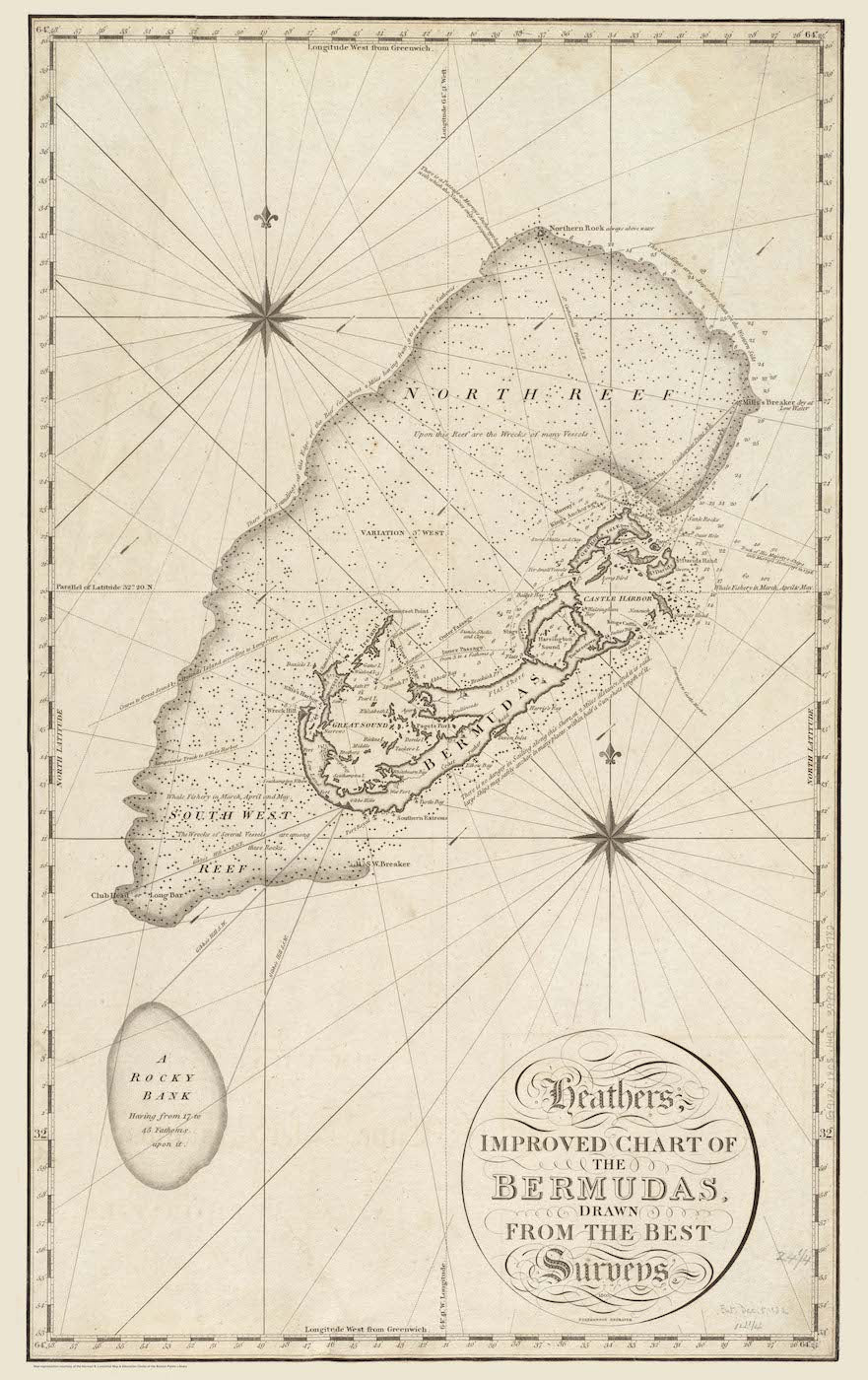 Bermuda Map - 1805