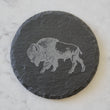 Load image into Gallery viewer, Bison Coaster Set (Slate or Leatherette)