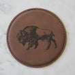 Load image into Gallery viewer, Bison Coaster Set (Slate or Leatherette)