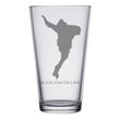 Load image into Gallery viewer, Black Canyon Lake (AZ) Map Engraved Glasses
