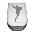 Load image into Gallery viewer, Black Canyon Lake (AZ) Map Engraved Glasses