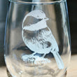 Load image into Gallery viewer, Black Capped Chickadee Engraved Glasses