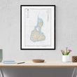 Load image into Gallery viewer, Block Island Map - 1991 - Nautical Chart Print - Paper | Canvas | Metal