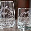 Load image into Gallery viewer, Blue Crab Engraved Glasses
