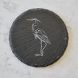 Load image into Gallery viewer, Blue Heron Coaster Set (Slate or Leatherette)