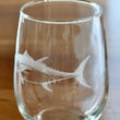 Load image into Gallery viewer, Bluefin Tuna Engraved Glasses