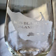 Load image into Gallery viewer, Bois Blanc Island Map Engraved Glasses