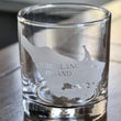 Load image into Gallery viewer, Bois Blanc Island Map Engraved Glasses