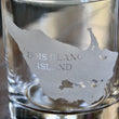 Load image into Gallery viewer, Bois Blanc Island Map Engraved Glasses