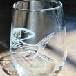 Load image into Gallery viewer, Bonefish Engraved Glasses