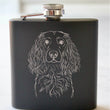 Load image into Gallery viewer, Boykin Engraved Stainless Steel Flask - 6 oz.