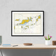 Load image into Gallery viewer, British Virgin Islands Map (BVI) - 1962 - Nautical Chart Print - Paper | Canvas | Metal