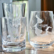 Load image into Gallery viewer, Broadway Lake (SC) Map Engraved Glasses