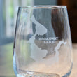 Load image into Gallery viewer, Broadway Lake (SC) Map Engraved Glasses