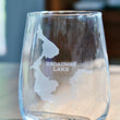 Load image into Gallery viewer, Broadway Lake (SC) Map Engraved Glasses