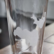 Load image into Gallery viewer, Brooks and Hess Lakes (MI) Map Engraved Glasses