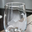 Load image into Gallery viewer, Brooks and Hess Lakes (MI) Map Engraved Glasses