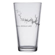 Load image into Gallery viewer, Bull Shoals Lake (AR) Map Engraved Glasses