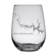 Load image into Gallery viewer, Bull Shoals Lake (AR) Map Engraved Glasses
