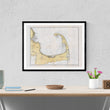 Load image into Gallery viewer, Cape Cod Bay Map 1933 - Nautical Chart Print - Paper | Canvas | Metal