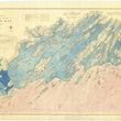Load image into Gallery viewer, Casco Bay Maine Map 1870 - Nautical Chart Print - Paper | Canvas | Metal