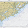 Load image into Gallery viewer, Charleston Harbor and Approaches Map - South Carolina Chart 1977 - Nautical Chart Print - Paper | Canvas | Metal