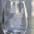 Load image into Gallery viewer, Chebeague Island Map Engraved Glasses