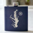 Load image into Gallery viewer, Chesapeake Bay Engraved Stainless Steel Flask - 6 oz.
