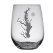 Load image into Gallery viewer, Chesapeake Bay Engraved Map Glasses