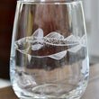 Load image into Gallery viewer, Cod Fish Engraved Glasses