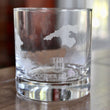 Load image into Gallery viewer, Cooper Island BVI Map Engraved Glasses
