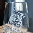 Load image into Gallery viewer, Corgi Engraved Glasses (double sided)
