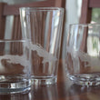 Load image into Gallery viewer, Cuba Map Engraved Glasses