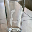 Load image into Gallery viewer, Damariscove Island Map Engraved Glasses