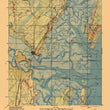 Load image into Gallery viewer, Darien, Georgia Topographical Map - 1921 - Nautical Chart Print - Paper | Canvas | Metal