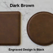 Load image into Gallery viewer, Aruba Coaster Set (Slate or Leatherette)